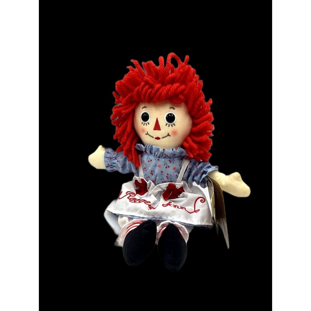 Handmade By Aurora Hasbro Raggedy Ann Plush 14" Doll With Tag - Picture 11 of 15